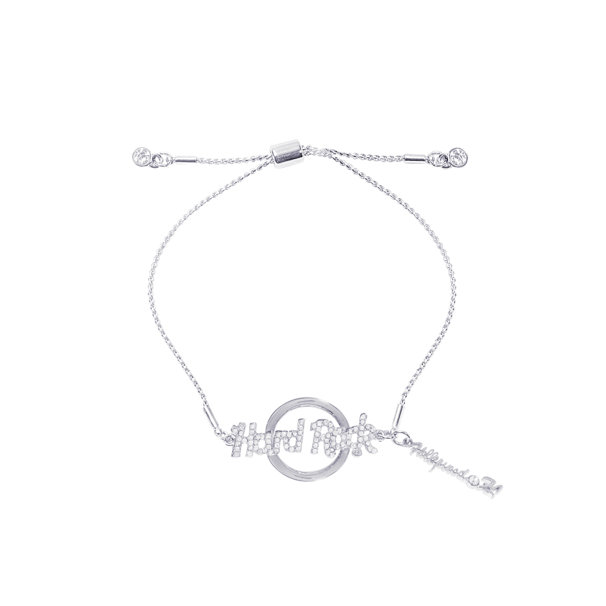 Silver Logo Pendant Bolo Bracelet image number 1